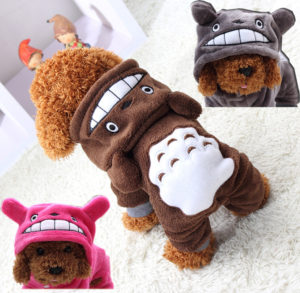 2015 New Fleece Pet Cat Dog Costume Warm