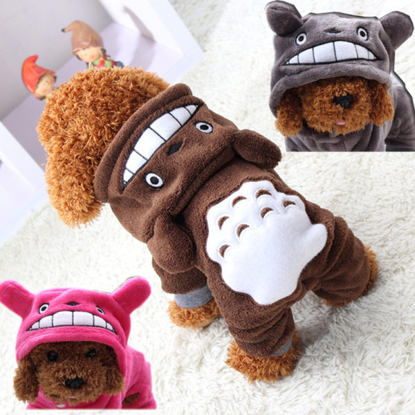 2015 New Fleece Pet Cat Dog Costume Warm