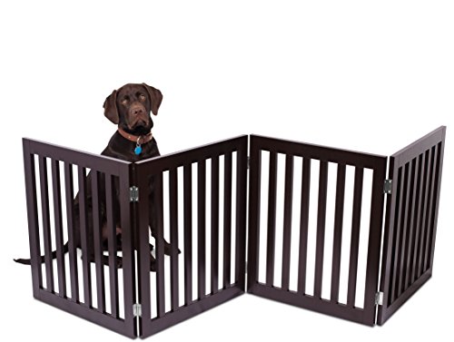 Internet's Best Traditional Pet Gate | 4 Panel | 24 Inch