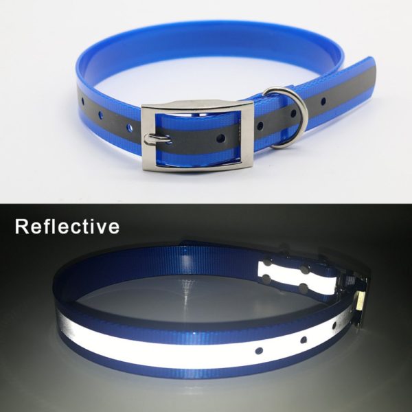 pet dog collar High quality TPU+Nylon night Reflective