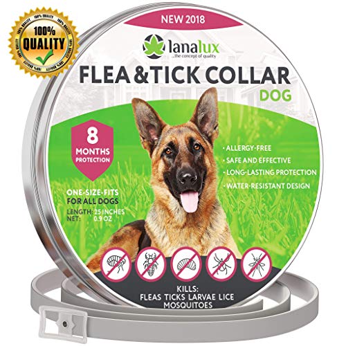 Lanalux Flea Collar - Flea Tick Prevention Dogs One Size