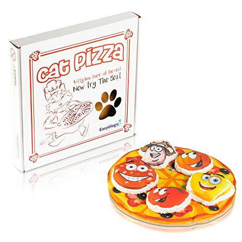 Easyology Cat Toys Interactive Pizza