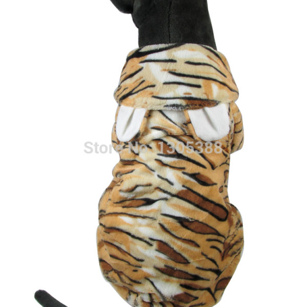Tiger Style Four Legs Pet dogs Coat Free Shiping