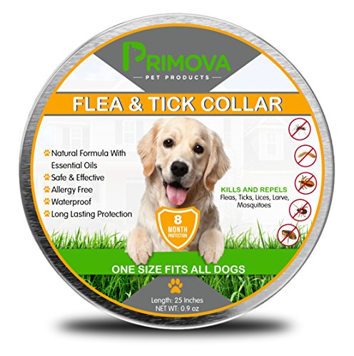 Primova Pet Products Flea and Tick Prevention Collar for Dogs