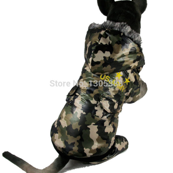 Camouflage waterproof windbreaker four legs detachable