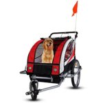 Peach Tree New2 in 1 Bicycle Pet Trailer Stroller