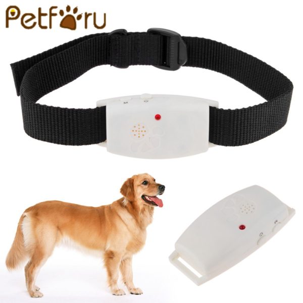 Petforu Ultrasonic Dog Repeller collar with LED