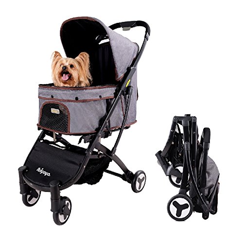 Lightweight Dog Stroller for Medium Dogs and Cats - Compact and Travel-Ready Pet Carrier