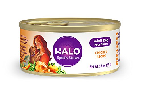 Halo Natural Wet Dog Food, Chicken Recipe