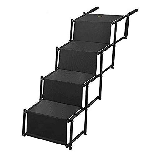 Pet Dog Car Step Stairs, Accordion Metal Frame