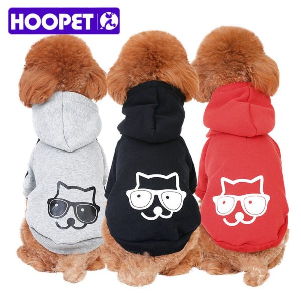 Fashion Dog Clothes Pet Hoodie Thermal Autumn