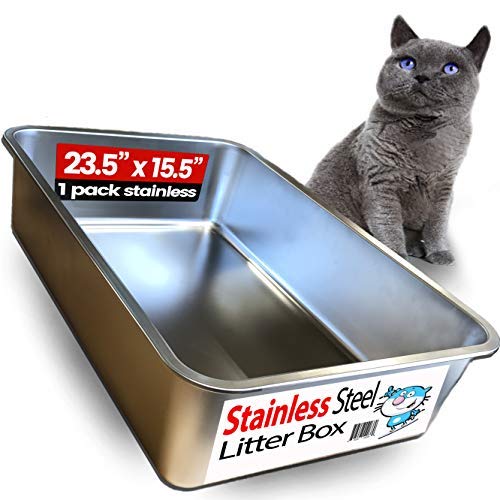 iPrimio Ultimate Stainless Steel Cat XL Litter Box