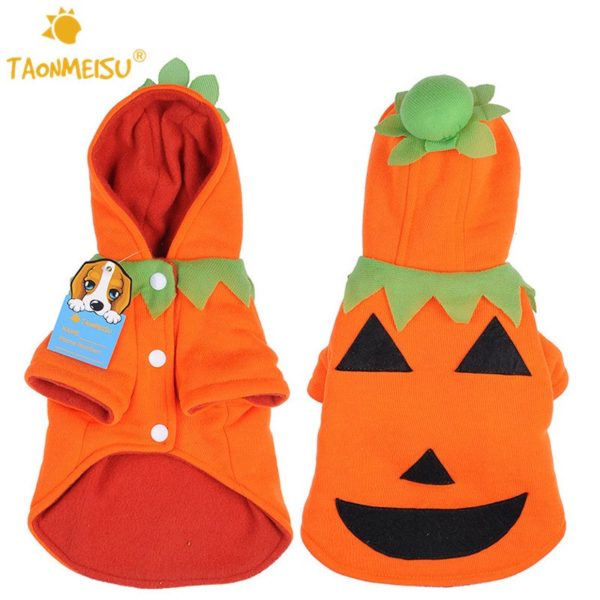 TAONMEISU Halloween Dog Costume Pumpkin Style