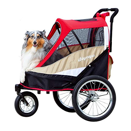 ibiyaya 2-in-1 Heavy Duty Dog Stroller/Pull Behind