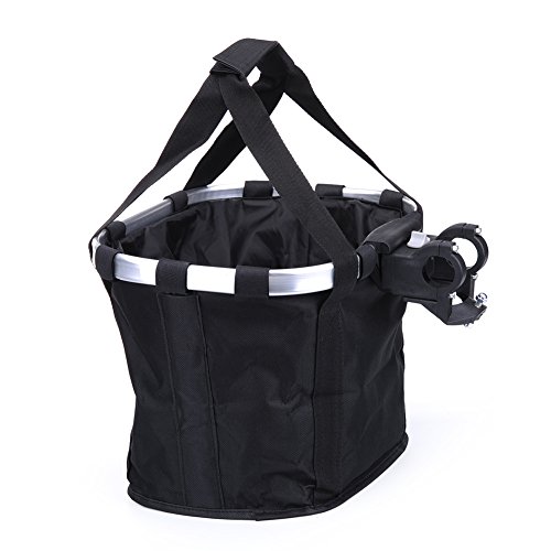 Pet Dog Bike Basket & Carrier Bag- Foldable Detachable