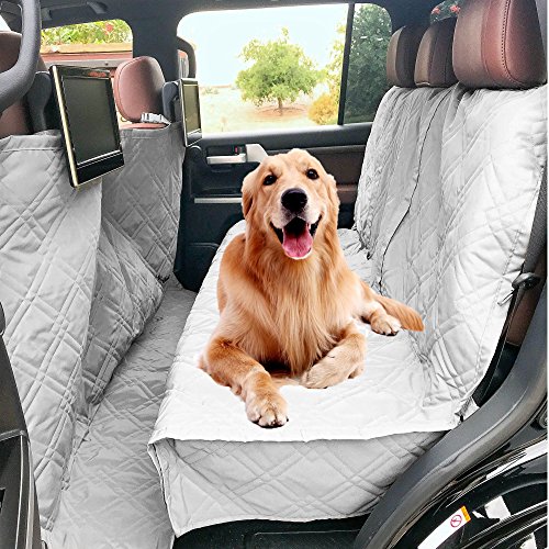 Deluxe Quilted and Padded Dog Car Back Seat Cover