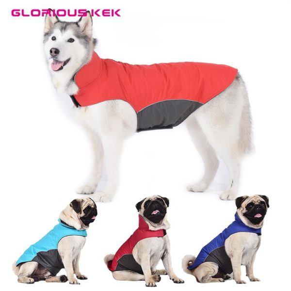 Glorious Kek Large Dog Clothes Waterproof Winter