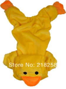 New Cute little yellow duck Pet Dogs Coat