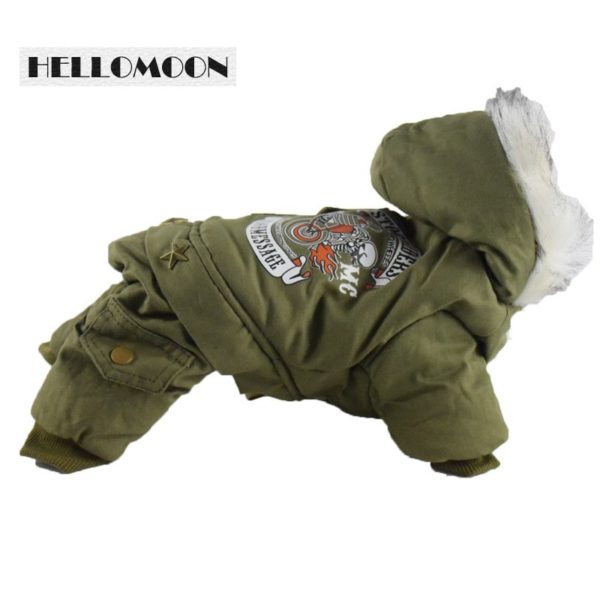 Helllomoon Winter Clothing For Dogs Cotton Solid