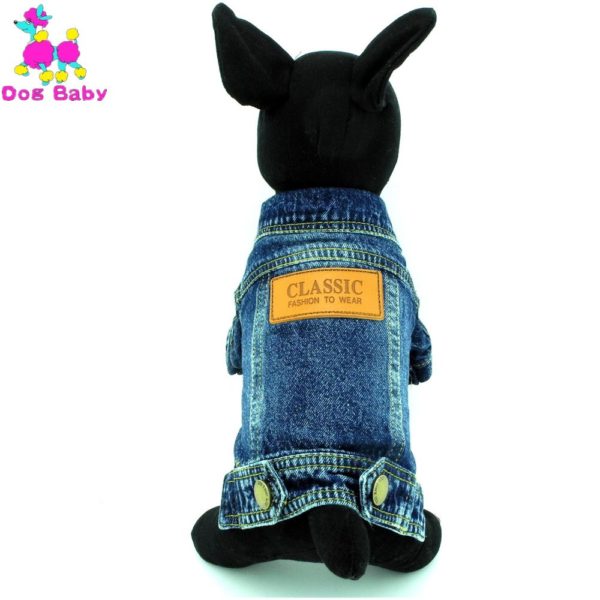 DOGBABY Jean Dog Coat Jacket Spring Autumn