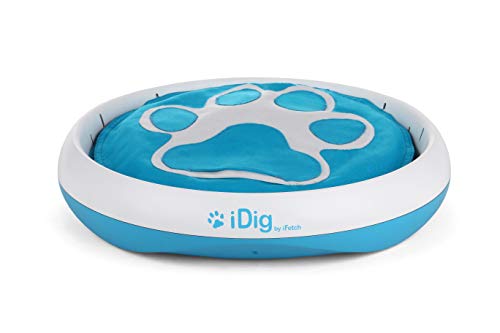 iFetch Q-100 Idig Digging Toy, One Size, Blue/White