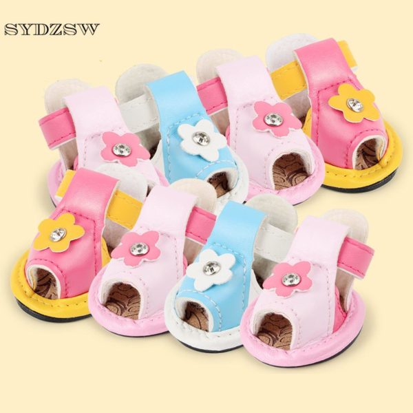 SYDZSW Petshop Dog Shoes Pet Candy Color