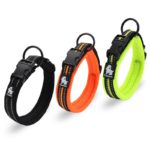 Adjustable Mesh Padded Pet Dog Collar 3M Reflective