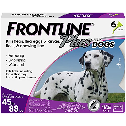 Frontline Plus for Dogs Large Dog Flea and Tick Treatment