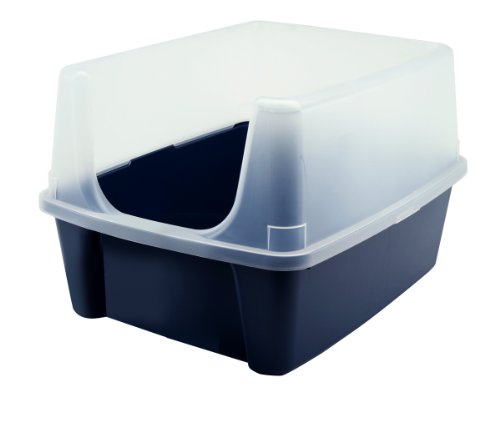 Cat Litter Box with Clear High-Shield without Scoop