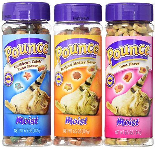 Pounce Moist Cat Treats Variety Pack - 3 Flavors