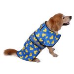 HDE Dog Raincoat Hooded Slicker Poncho