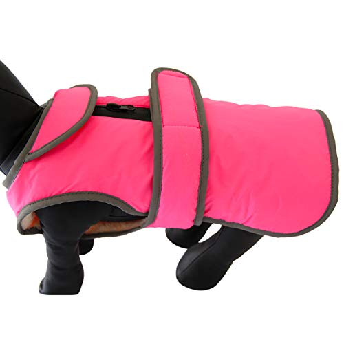 vecomfy Large Dog Jackets with Semicircular Lapel