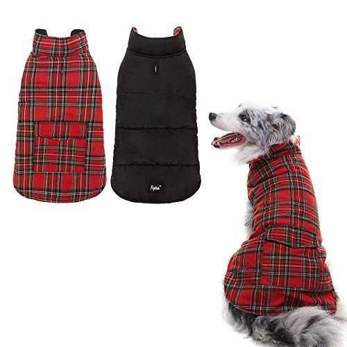 PUPTECK Reversible Dog Winter Clothes Waterproof Best ⋆ PetSep.com
