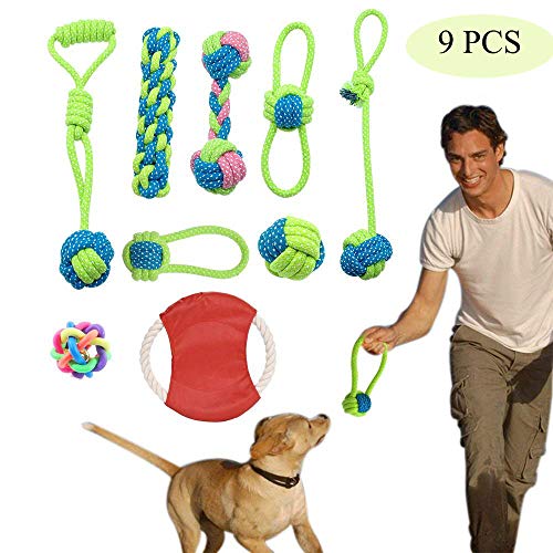 Kalolary Durable Pet Puppy Dog Chew Toys Set