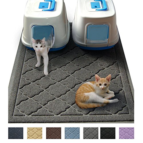 Non Toxic JUMBO Size Cat Litter Mat | 47 x 36 in