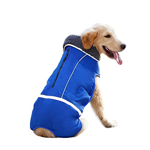 IREENUO Winter Coats for Dogs,Reversible Windproof