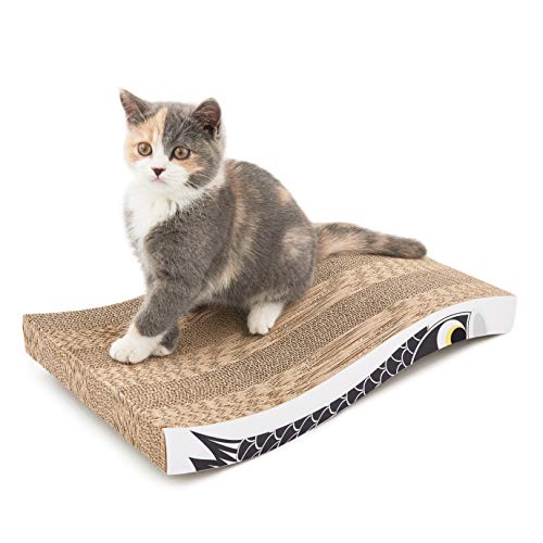 Coching Cat Scratcher Cardboard Curved Shape