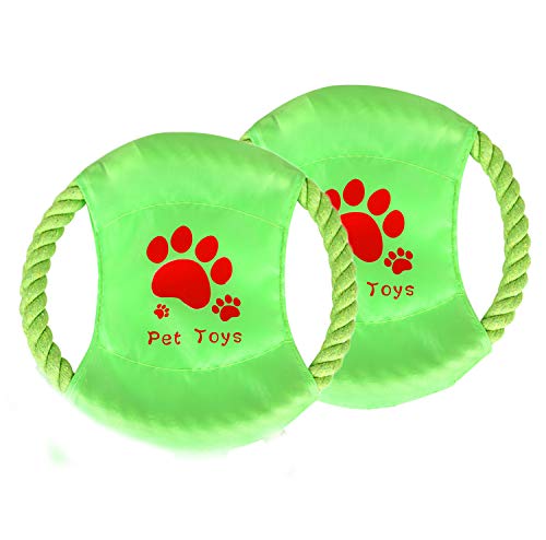 ZoyPet Dog Toys Frisbee Rope Toy Chew Toys