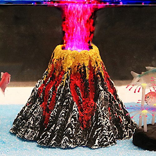 Uniclife Aquarium Volcano Ornament Kit