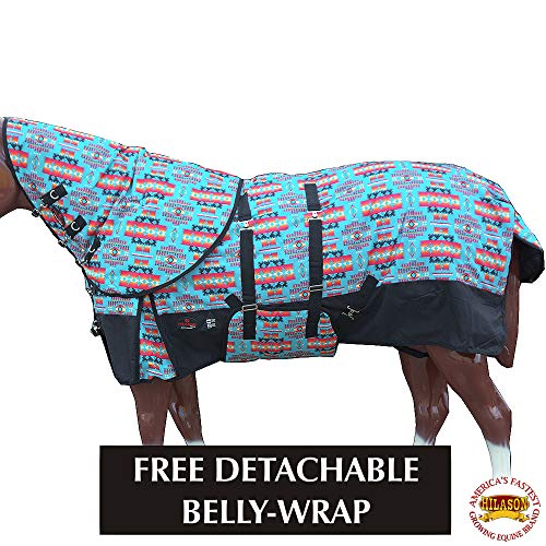 HILASON Winter Horse Sheet Neck Cover Belly