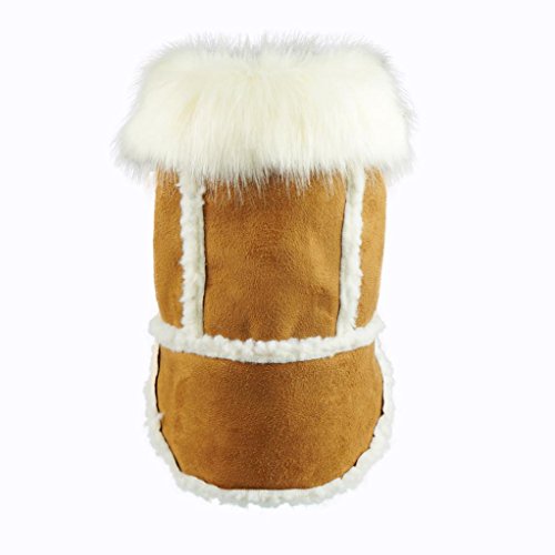 Fitwarm Faux Shearling Pet Jacket for Dog
