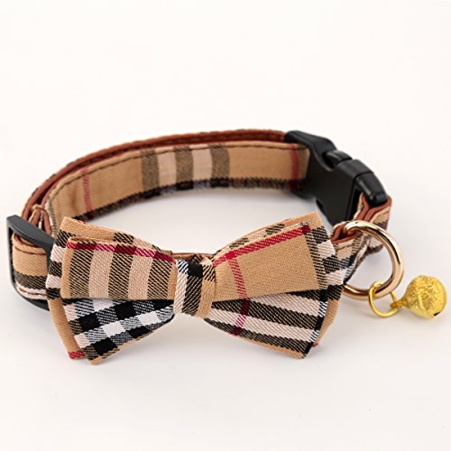 ADPET Bell Cat and Dog Collar with Bowtie