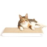 4CLAWS Flat Scratching Pad (White) - Basics Collection