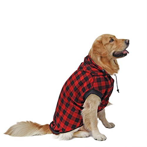 PAWZ Road Large Dog Plaid Shirt Coat