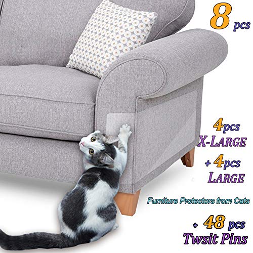 8 Pcs Furniture Protectors from Cats, Cat Scratch Deterrent