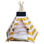 PENCK Pet Teepee Dog & Cat Bed - Portable Dog Tents & Pet Houses