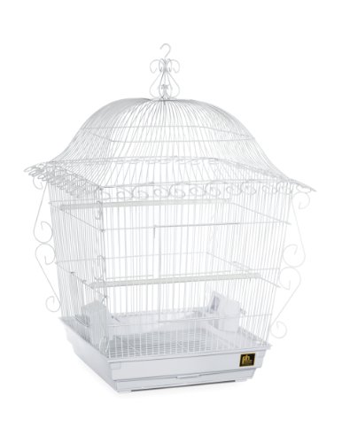 Prevue Pet Products Jumbo Scrollwork Bird Cage 220W White