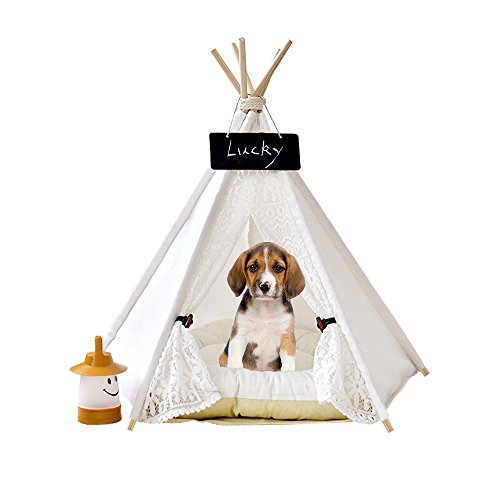Zaihe Pet Teepee Dog & Cat Bed - Dog Tents & Pet Houses