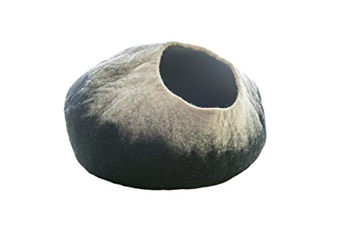 Eco Friendly Premium Felted Cat Cave (Large) - All-Natural 100% Merino Wool