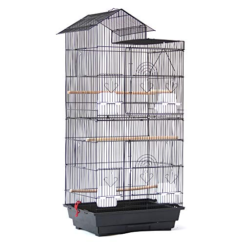 JW 39" Bird Parrot Cage Canary Parakeet Cockatiel Lovebird Finch Bird Cage